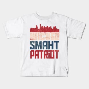 Funny Wicked Smaht Patriot Patrioism Quote Meme Kids T-Shirt